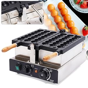 1800W Commercial Waffle Ball Maker