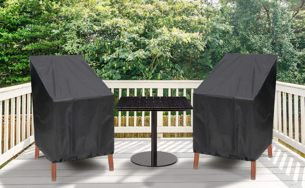 Outdoor Chair Covers Waterproof 1 Pack, High Back Patio