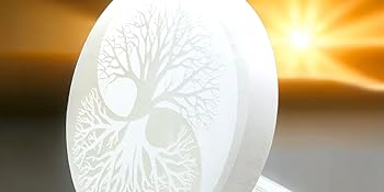 Steinfixx Selenit Ladeplatte Lichtbringer  Altar Ladestein Heilstein Edelstein Energieplatte
