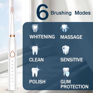 6 Brushing Modes