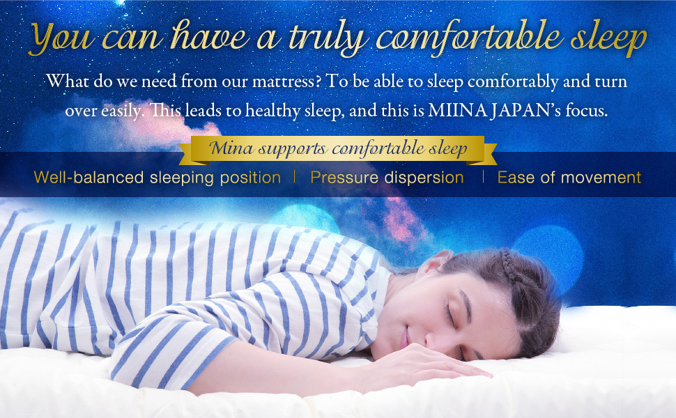 MIINA Japanese Floor Mattress, Japanese Futon Mattress