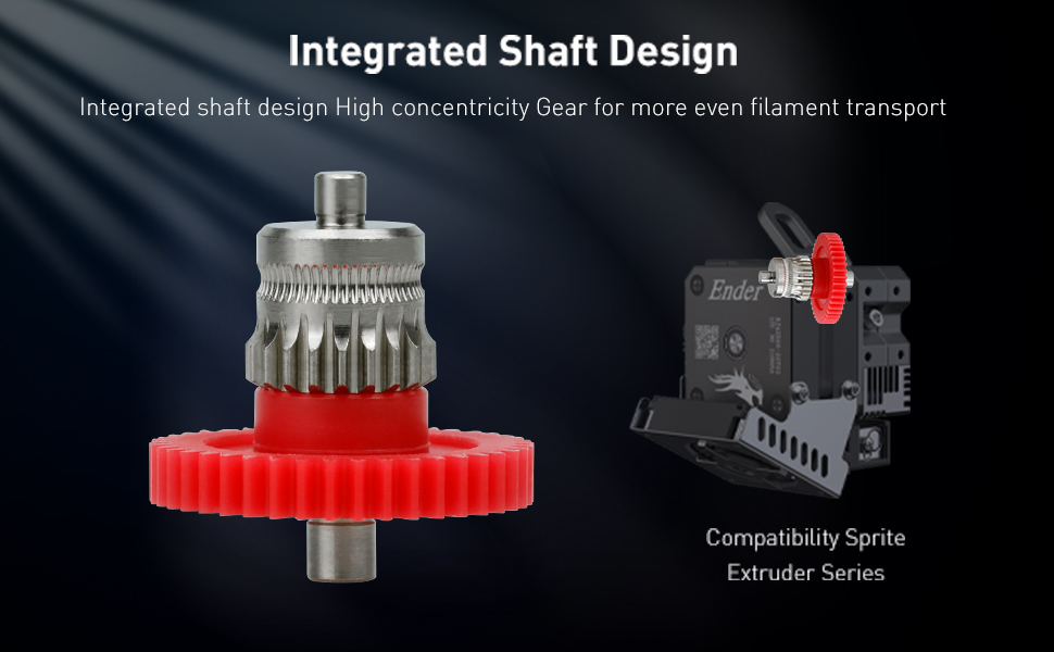Hardened Steel Gear, Sprite Extruder Gear Kits