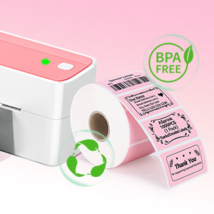 2.25x1.25 Direct Thermal Labels, Self-Adhesive Address Shipping Thermal Stickers