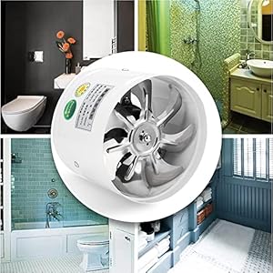 Ventilatore Di Scarico 4 Pollici 25W 220V - Super Silenzioso Per Bagno, Cucina, Box