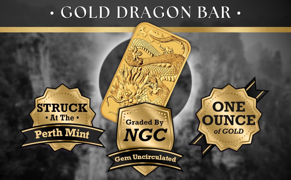 Gold Dragon 1 oz Coin by The Perth Mint