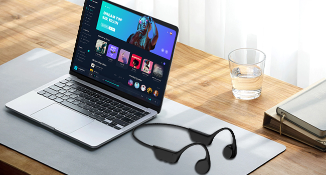 bone conduction headphones with mic