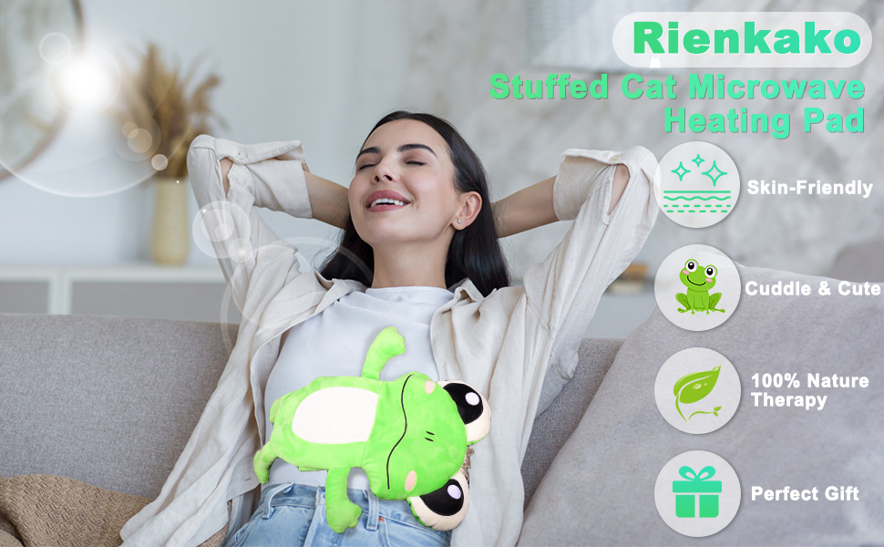 Microwave Heating Pad for Period & Cramps Pain Relief, Cute