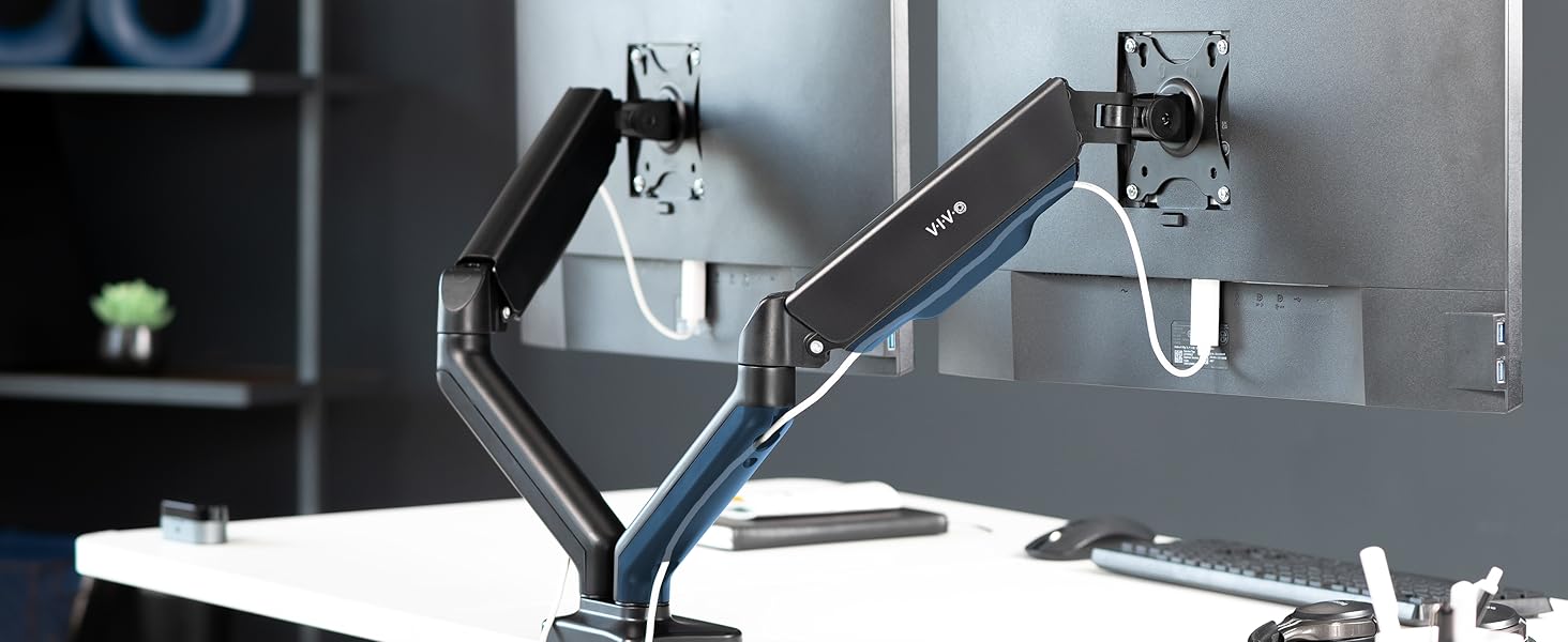 dual pneumatic arm mount