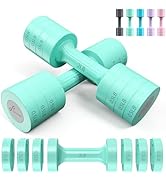 Adjustable Dumbbells Hand Weights Set: Sportneer 5 lb Dumbbell Set of 2 Each 2lb 3lb 4lb 5lb Free...