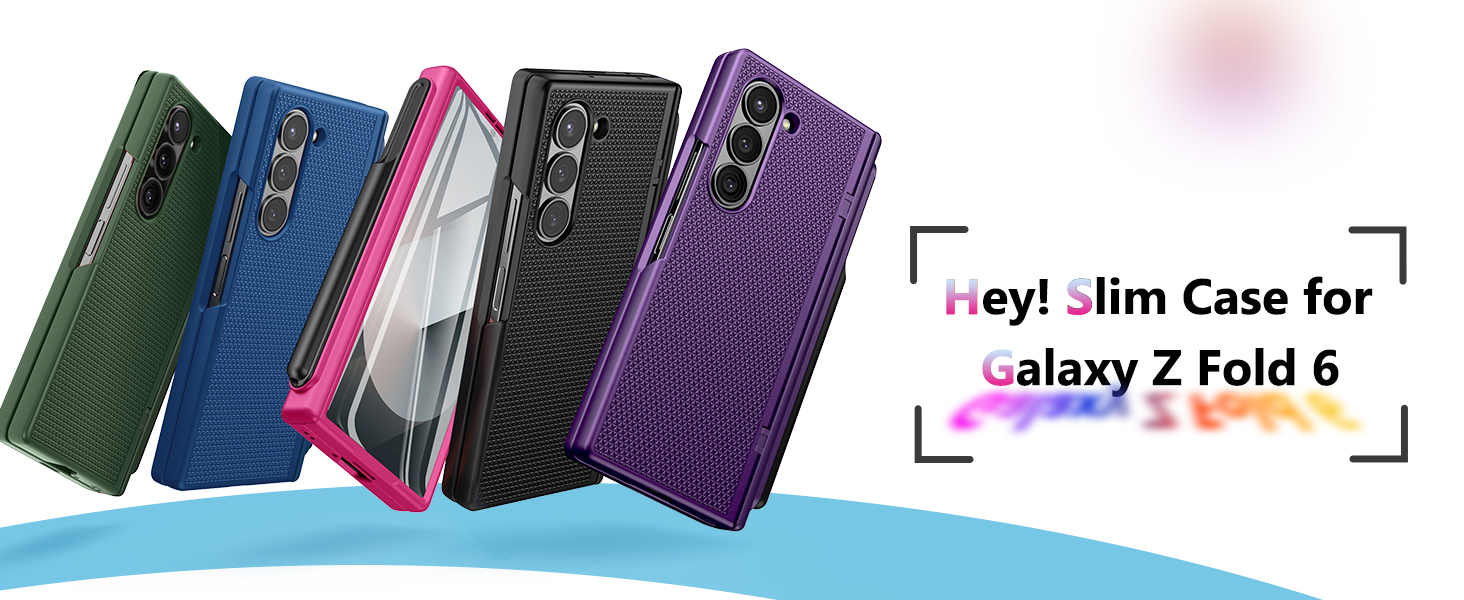 SSLOTSCASE for Samsung Galaxy Z Fold 6 Case with S Pen