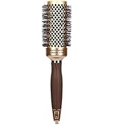 Olivia Garden NewCycle Round Thermal Hair Brush (not electrical) with ceramic barrel, ionic techn...
