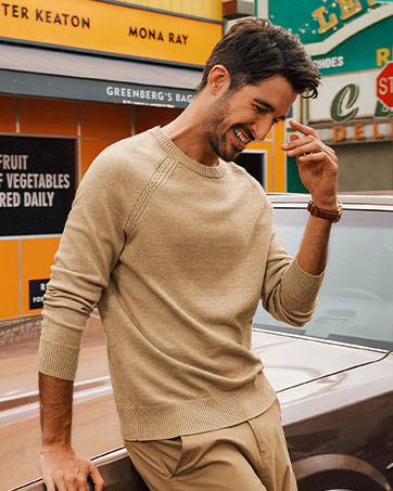 mens crew neck sweaters
