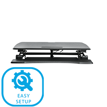 easy setup frustration free assemble desk desks converter riser ready out of box no assembly