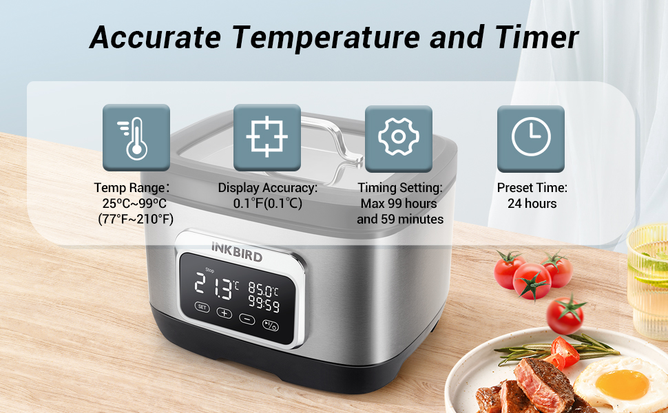 Inkbird Wifi Sous Vide Water Oven3 in 1 Sous Vide Oven