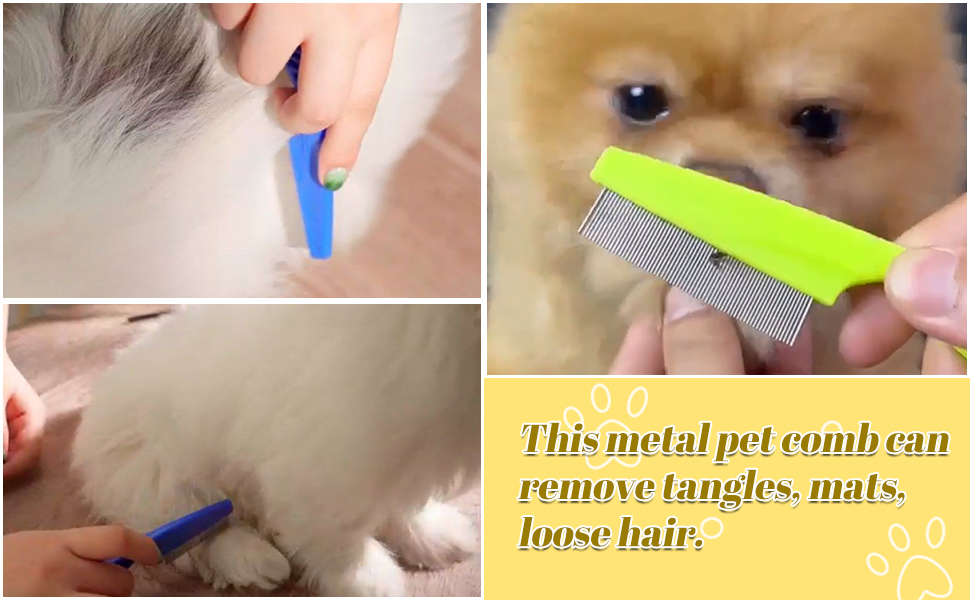 Multifunctional Pet Hair Comb Tear Stain Removal