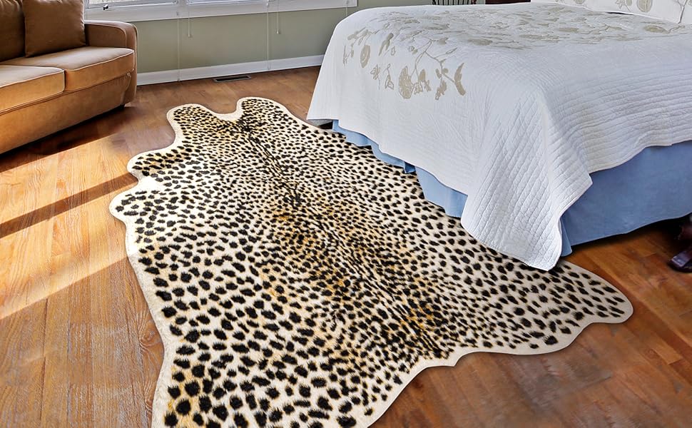 leopard rug for bedroom