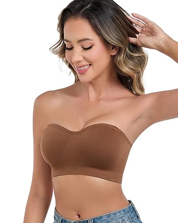 Bandeau strapless bra