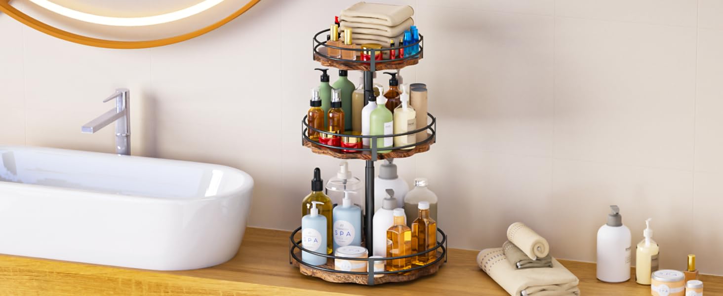 3-Tier Lazy Susan Organizer