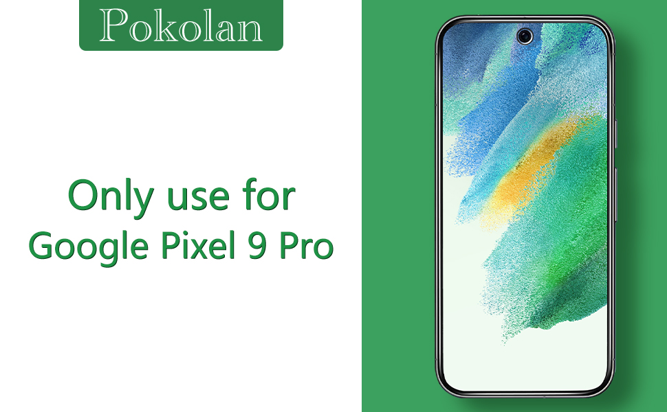Pokolan [3+3 Pack] for Google Pixel 9 Pro Privacy Screen