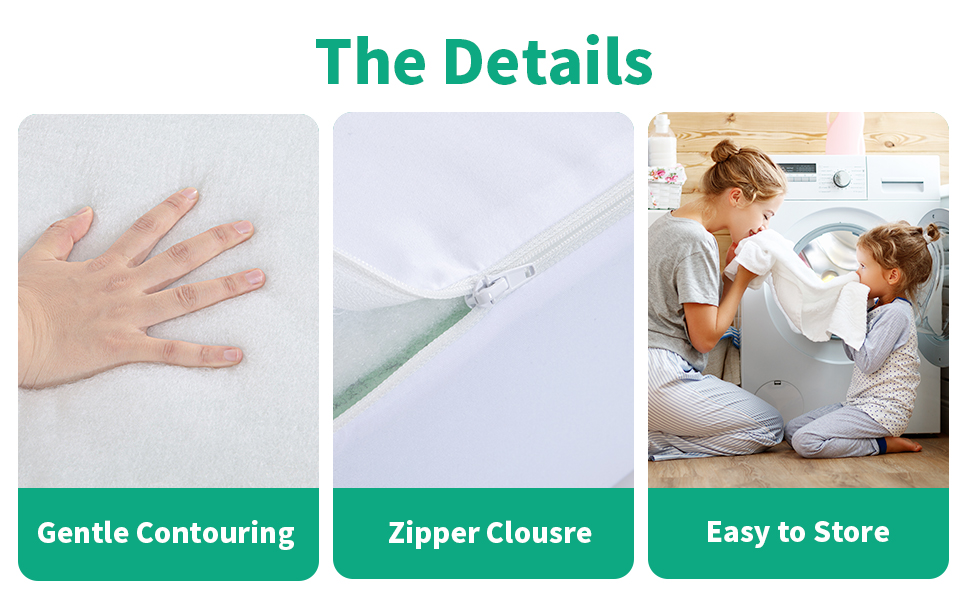 HOMBYS Couch Cushion Replacement Wrapped with Polyester