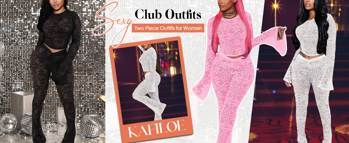 2 piece club outfits for women