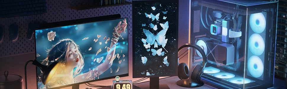 DeepCool CH780 Full Tower ATX PC Case Panoramic View Supports 420mm AIO