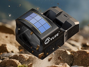 7075-T6 Aluminum - CVLIFE WildHawk X Solar Auto Brightness Green Dot Sight