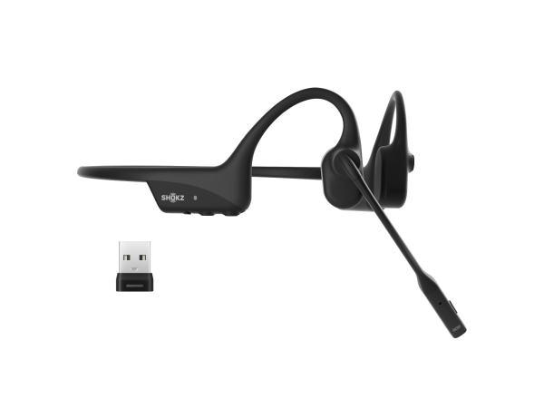 SHOKZ オープンカム2 Słuchawki OpenComm 2 UC z adapterem USB-C - Shokz