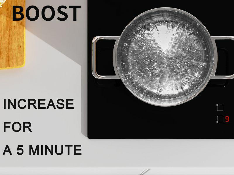 Noxton Plug in Induction Hob, 3 Zones Electric Hob 60cm, 2800W Touch