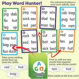 AGO Phonics Zero Word Hunter Simple Rules