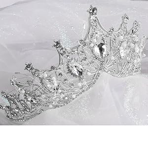 Krone Kristalle Tiara