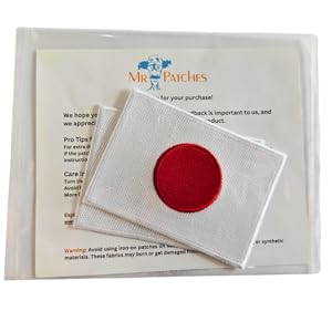Packaged Set of Japan Flag Patches – Ready to Gift with Mr. Patches