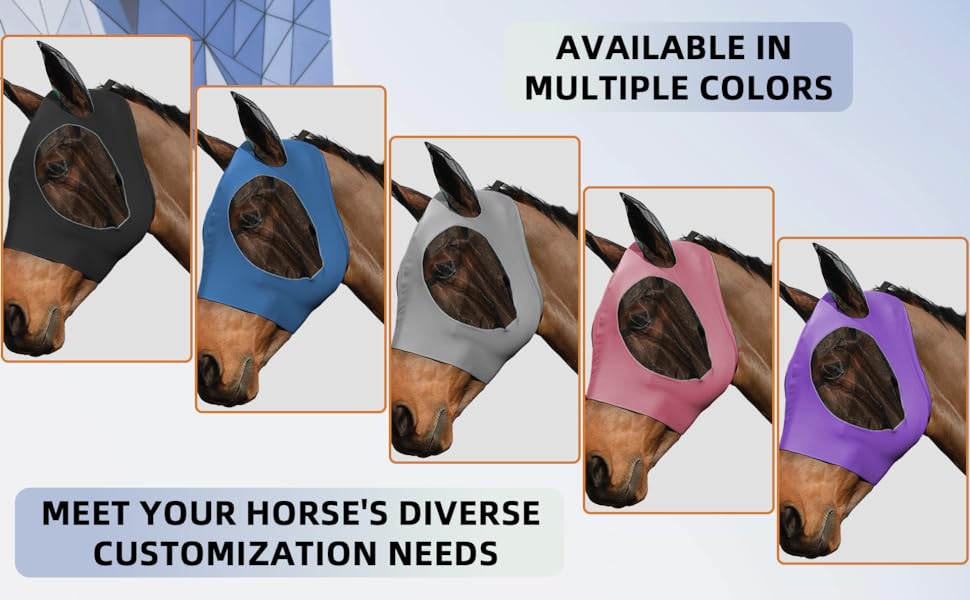 fly masks for horses with ears