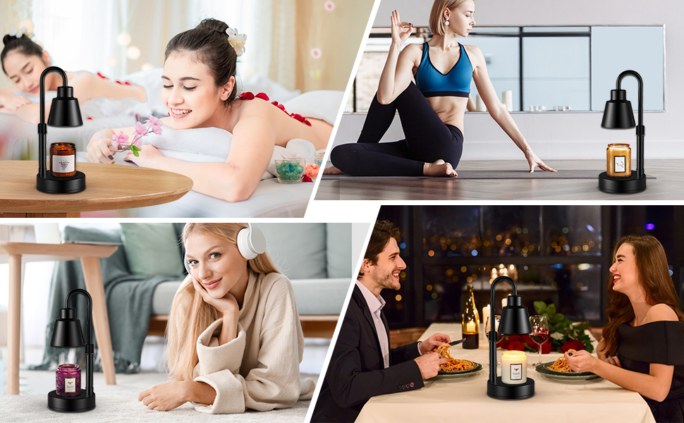 Candle wax melting Lamp