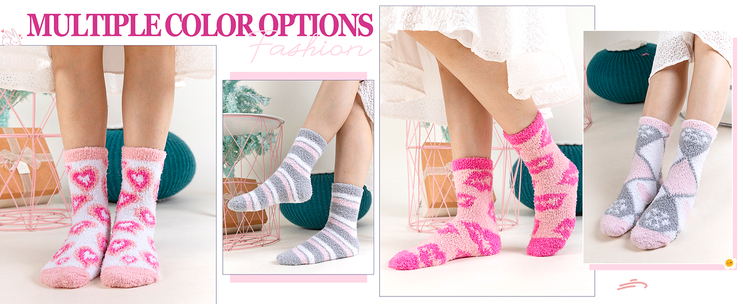 fuzzy socks for women