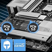 MSI Pro Z890-A WiFi 8 Slot PCIe 5.0 x16 renforcé