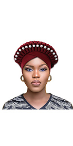 cap,beanie,headwrap,pre-tied,african,stretchy, turban,headscarf