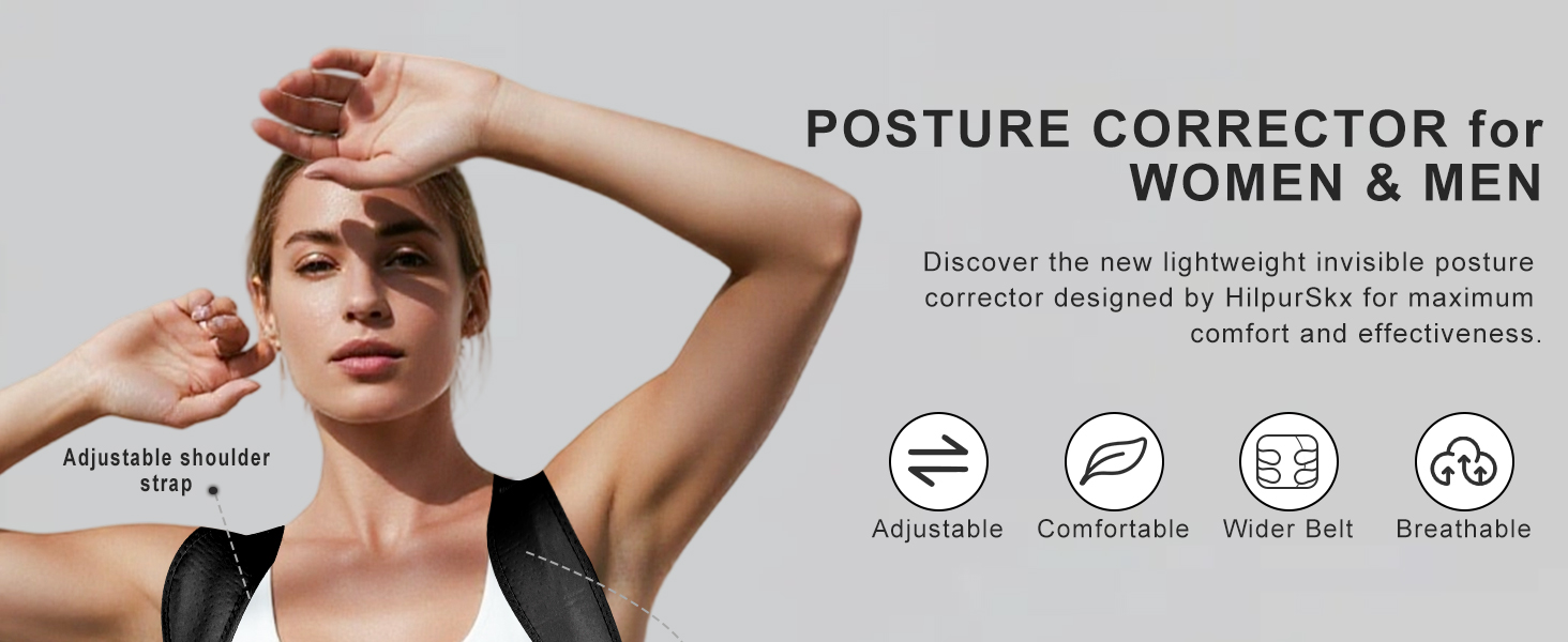 Back Brace Posture Corrector for Women and Men