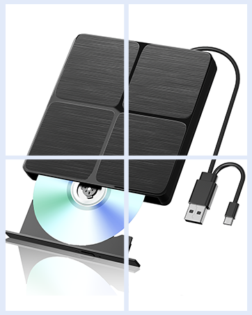 Amazon.com: Alphami External Blu ray Drive, USB 3.0 & Type C