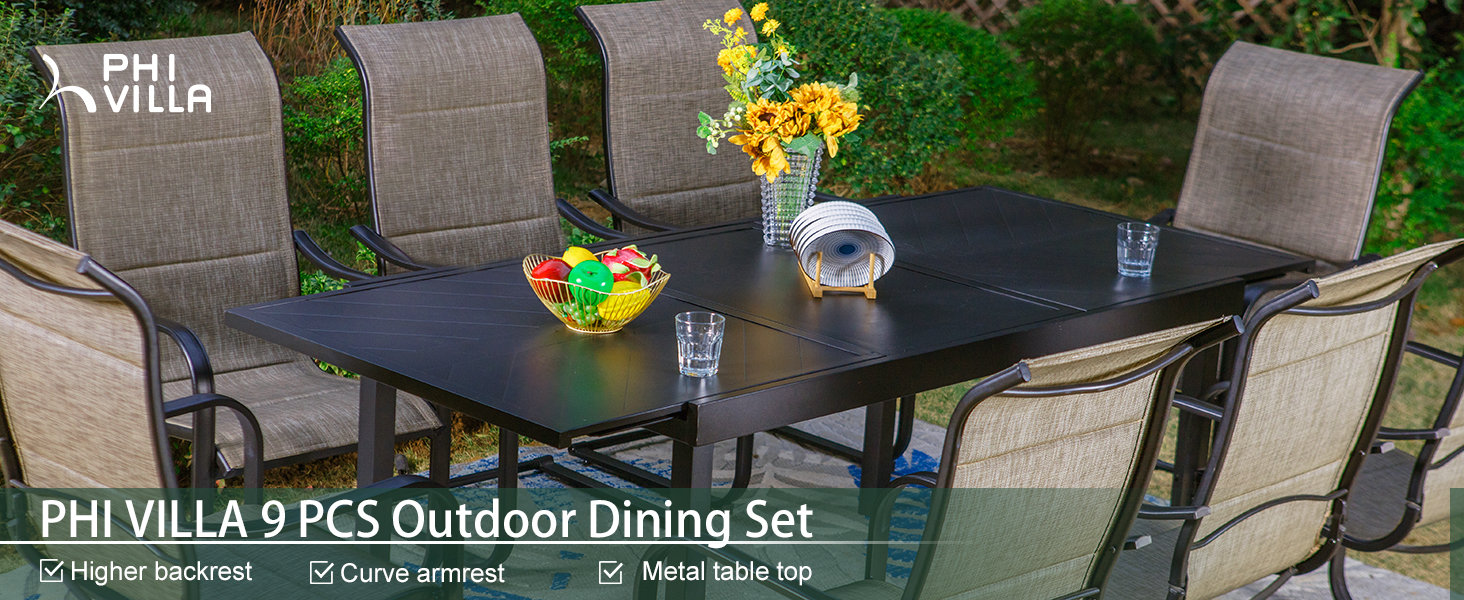 PHI VILLA Patio Dininig Set