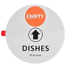 running empty dishwasher sign clean dirty