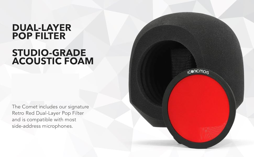 Iconic Mars Comet Recording Vocal Studio Isolation Booth