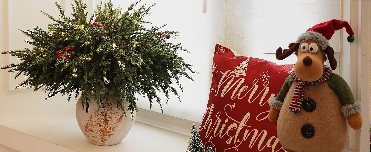 artificial plants norfolk pine garland norfolk pine stems christmas garland norfolk pine