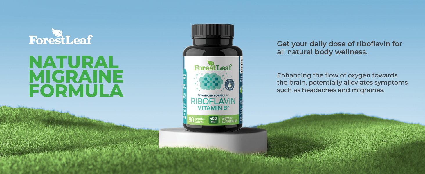 riboflavin vitamin b2 migraine circulation daily supplement