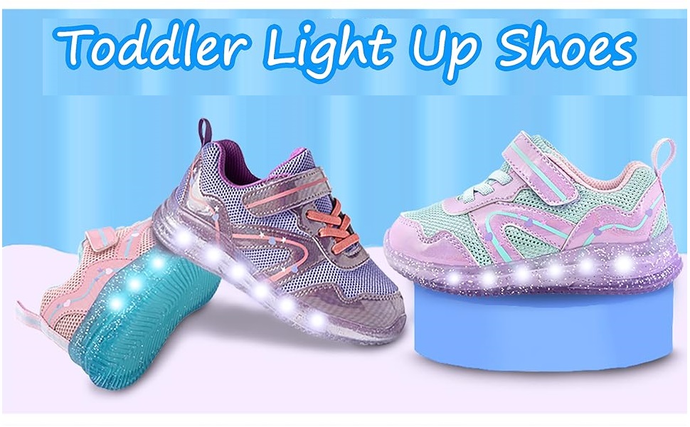 Kids Shoes LED Light Up Trainers