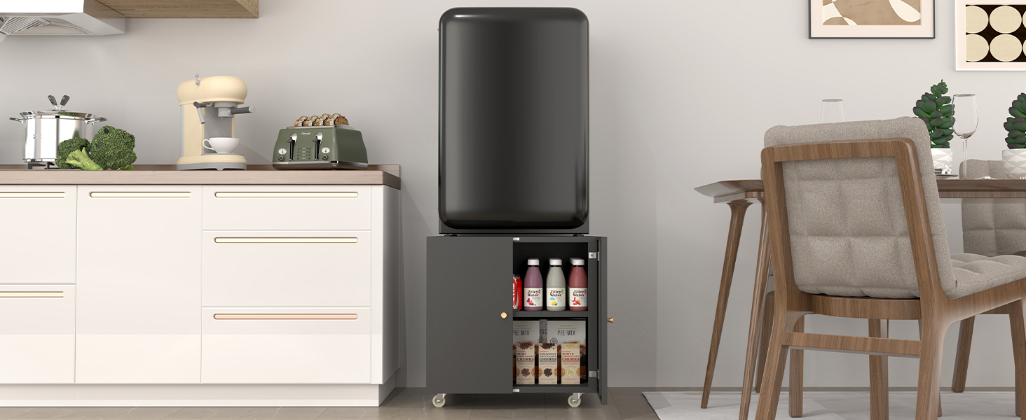 printer stand with storage