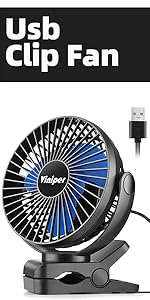 usb clip fan