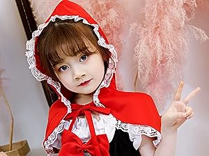 Amazon.co.jp: [Lalapala] ハロウィン コスプレ 子供 女の子 赤