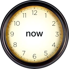 Alarm clock with the word now Amazon.com: Now Clock: Buddhist Gift, Zen Decor for Mindfulness and Meditation - with Buddha