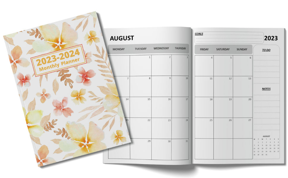 20232024 Monthly Planner 24 Months Schedule Organizer